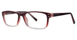 Modern Plastics II Eyeglasses Balance burgundy fade