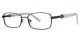 Genevieve Paris Design Eyeglasses Rendezvous matte navy/pearl