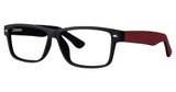 Modern Plastics II Eyeglasses Observe black/brick matte