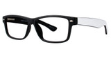 Modern Plastics II Eyeglasses Observe black/white matte