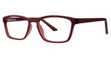 Modern Plastics II Eyeglasses Telltale burgundy