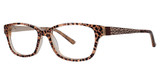 Vavoom/Vivian Morgan Eyeglasses 8060 Brown Cheetah