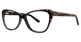 Vavoom/Vivian Morgan Eyeglasses 8058 Black/Leopard