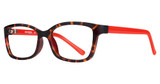 Affordable Designs Eyeglasses Bambi Tortoise Red