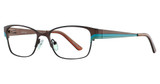 Vavoom/Vivian Morgan Eyeglasses 8056 Brown Prism