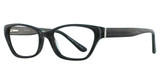 Vavoom/Vivian Morgan Eyeglasses 8064 Black Croco