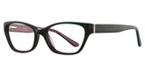 Vavoom/Vivian Morgan Eyeglasses 8064 Burgundy Croco