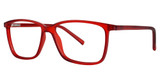 Modern Plastics II Eyeglasses Fluid red matte