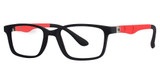 ModZ Kids Eyeglasses Amuse black/red