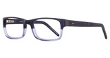Elan Collection Eyeglasses 3018 Navy
