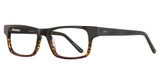 Elan Collection Eyeglasses 3019 Demi/Black