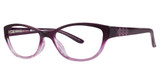 Gloria by Gloria Eyeglasses Gloria By Gloria Vanderbilt 4046 Purple Fade/113