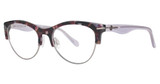 Leon Max Eyeglasses Leon Max 4035 Brown/ Lilac Multi/248