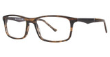 Randy Jackson Eyeglasses Randy Jackson 3031 Brown Stripe/120