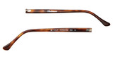 Art-Craft Eyeglasses Clubman Temples Silver Sheet Amber Tortoise/51758