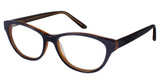 ELLE Eyeglasses EL 13415 Navy/NV