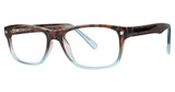 Modern Plastics II Eyeglasses Exit tortoise blue