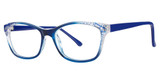Modern Plastics I Eyeglasses Ice navy crystal