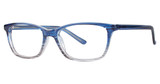 Modern Plastics I Eyeglasses Outgoing blue fade