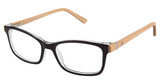 Ann Taylor Eyeglasses ATP808 Black / Camel/C01