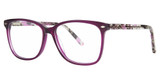 Genevieve Boutique Eyeglasses Chelsea plum