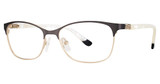 Genevieve Boutique Eyeglasses Eloquent matte mink/gold/pearl