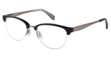 Isaac Mizrahi New York Eyeglasses IM 30011 Black/BK
