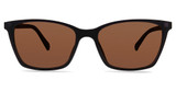 Eco Eyeglasses ANGARA SUN CLIP Black/BLK