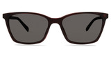 Eco Eyeglasses ANGARA SUN CLIP Burgundy Tort/BURGT
