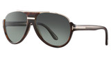 Tom Ford Eyeglasses FT0334 havana/other / gradient roviex/56K