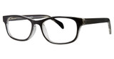 House Collections Eyeglasses Devin Black Crystal/BK