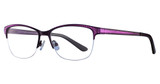Takumi Eyeglasses TK1021 3-Satin Purple & Shiny Fuchsia/80