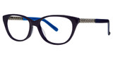 Genevieve Paris Design Eyeglasses Willow navy