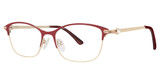 Modern Art Eyeglasses A386 burgundy/gold