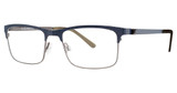 Randy Jackson Eyeglasses Randy Jackson 1077 Navy/300