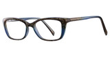 Enhance Eyeglasses 4002 Blue Leopard