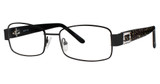 Avalon Collection Eyeglasses 5057 Black/Leopard