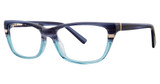 Vavoom/Vivian Morgan Eyeglasses 8072 Aqua Fade