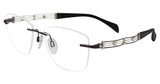 Line Art Eyeglasses XL 2107 Black/BK