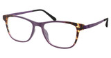 Eco Eyeglasses ISERE Dark Purple With Tort Fade/DPRT