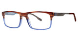 Randy Jackson Eyeglasses Randy Jackson 3033 Brn/Blue Fade/220