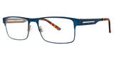 Randy Jackson Eyeglasses Randy Jackson 1078 Blue/Gunmetal/300