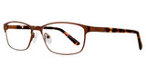 Global Optique Eyeglasses LP022 Matte Brown