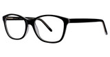 Elan Collection Eyeglasses 3028 Black/Crystal