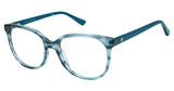 Ann Taylor Eyeglasses AT328 TEAL HORN/C05