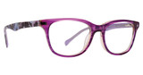 Vera Bradley Eyeglasses VB Merit Plum Pansies/PLP