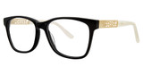 Vavoom/Vivian Morgan Eyeglasses 8075 Black/White