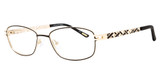 Mademoiselle Eyeglasses MADEMOISELLE MM9265 Black/Gold/C3