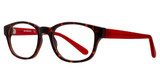 Affordable Designs Eyeglasses Adeline Tortoise/Red