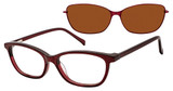 REVOLUTION Eyeglasses BEVERLY BURGUNDY/BUR
